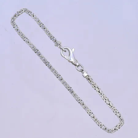 Armband Kejsarlänk längd 19,5cm, bredd 3 mm silver 925/1000. Vikt: 7,5 g