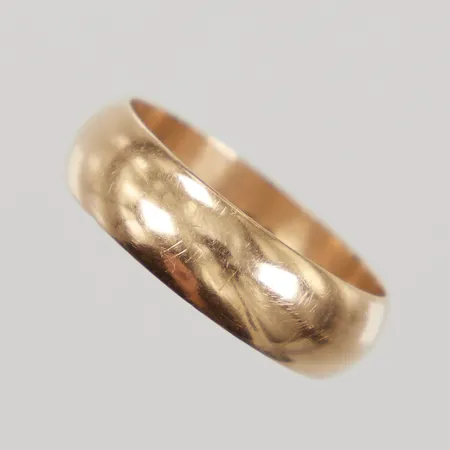 Ring slät stl:16¾, bredd 5,5mm, 18K Vikt: 4,5 g