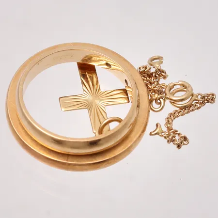 Diverse defekt guld, 18K, 9,33g.