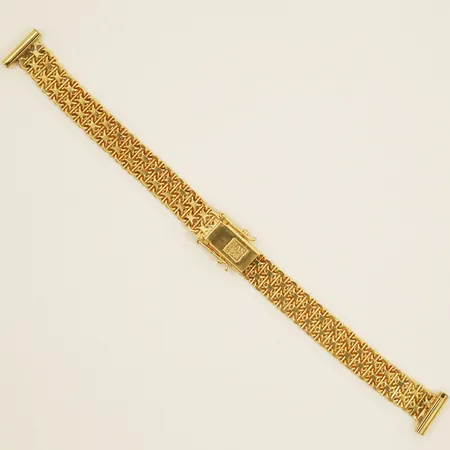 Klockarmband X-länk 14cm bredd 7,9mm 18K Vikt: 13,6 g