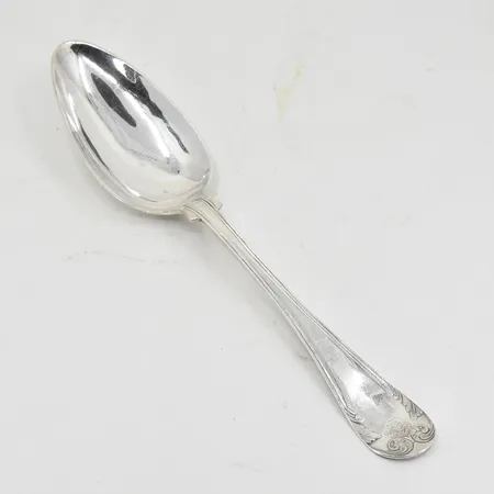 Sked längd 21½cm, G.Andersson, tillverkad M6/1890, silver. Vikt: 48,5 g