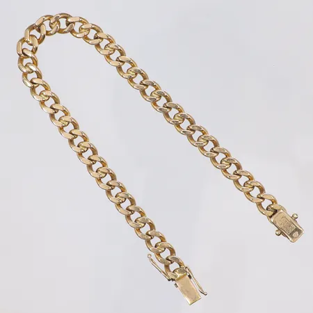 Armband Pansar 19cm bredd 6mm Jo-Ans Guld AB Köping 18K Vikt: 24,6 g