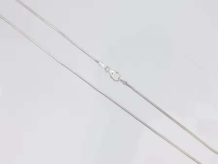 Kedja Ormlänk 42,5cm bredd 1mm silver 925/1000 Vikt: 4,7 g