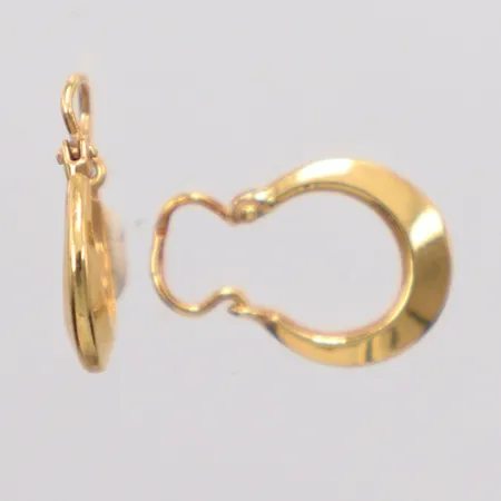 Ett par örhängen Creoler Ø11,6mm, 18K Vikt: 0,8 g