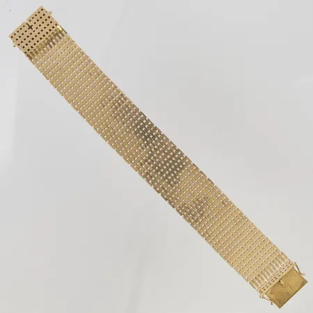 Armband korridorlänk 19,5cm bredd 26mm 18K 90,4g.