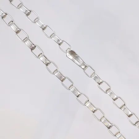 Collier längd 51cm, bredd 6mm, Sven Erik Högberg, silver 925/1000 Vikt: 79,7 g