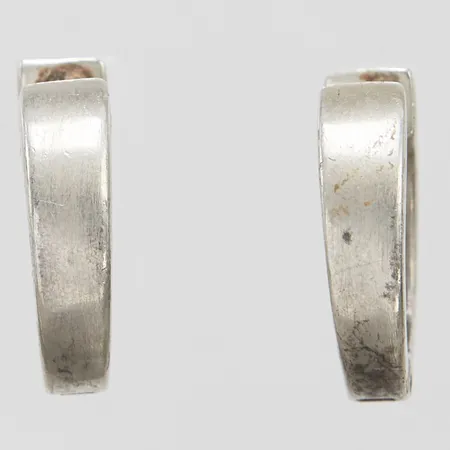 Örhängen creoler, längd 18mm, bredd 4mm, 925/1000 silver Vikt: 6,3g Vikt: 6,3 g