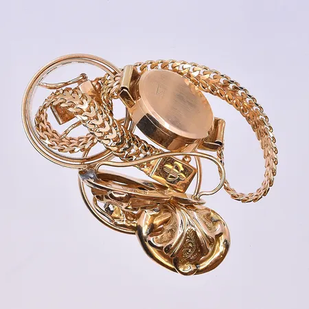 Diverse guld, 18K. Vikt: 22,8 g