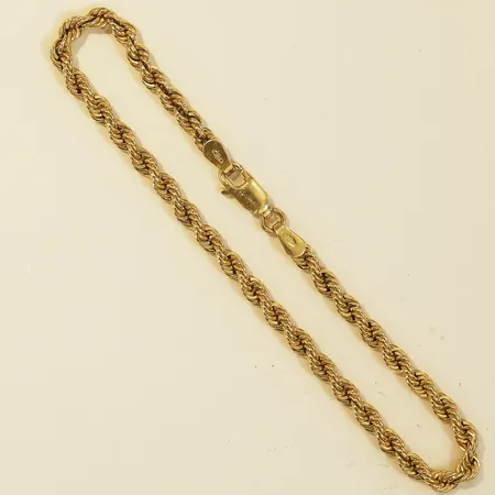 Armband Cordell längd 18,5cm bredd 3,2mm, 18K Vikt: 3 g