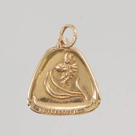Hänge "Östergötland" 14mm 18K 1,4g.