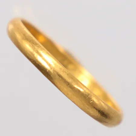 Ring slät gravyr 23k Vikt: 4,1 g
