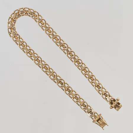 Armband x-länk 19,5cm bredd 5mm 18K 11,9g.