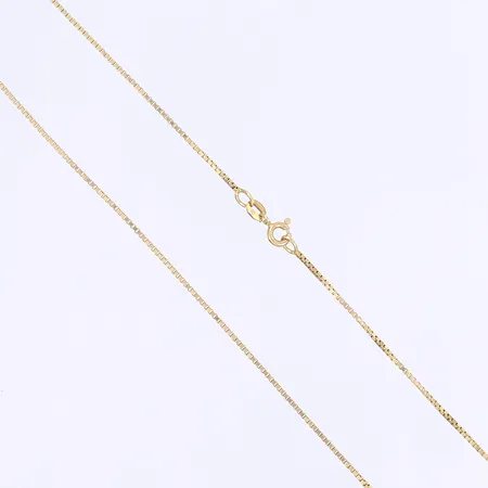 Halskedja Balestra Venezia längd 50cm bredd 1mm 18K Vikt: 5 g