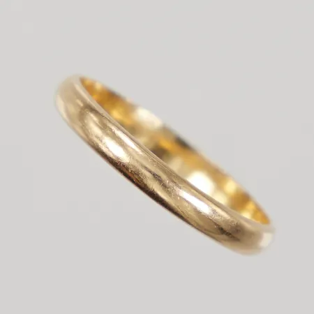 Ring stl:17¾ bredd 2,7mm, 18K,  Vikt: 2,3 g