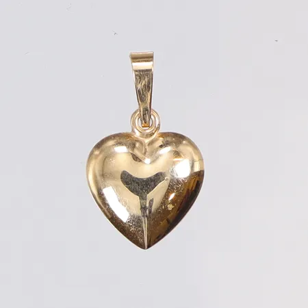 Hänge hjärta, 17x10mm, 18K Vikt: 0,5 g