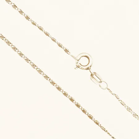 Kedja Irrgång längd 44cm, bredd 1,3mm 835/1000 silver Vikt: 1,8 g