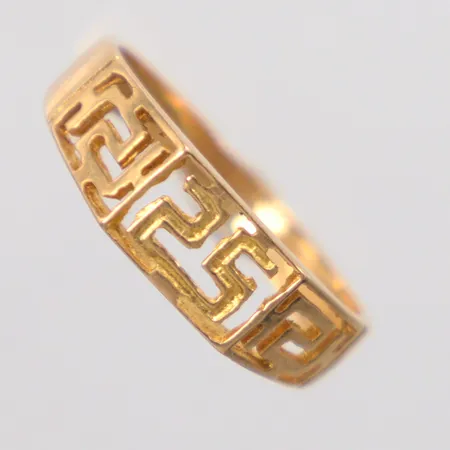 Ring stl. 17, 14K Vikt: 2 g Skickas med postpaket.