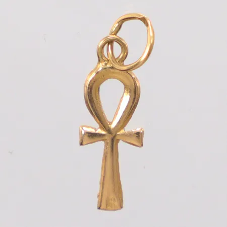 Hänge Ankh längd 2,3cm, bredd 6,6mm, 18K Vikt: 0,7 g