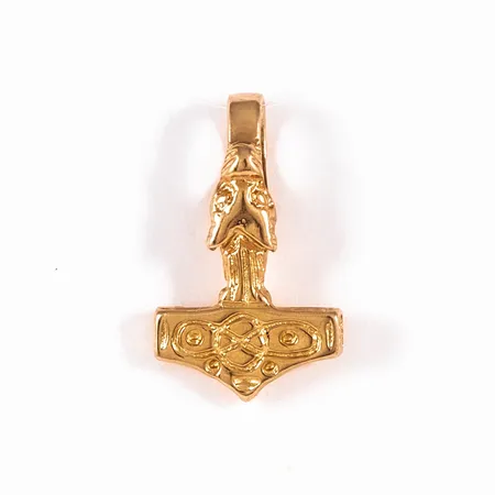 Hänge Tors hammare 11,5x18,5mm 18K 1,8g.