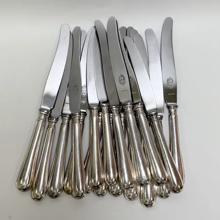 Diverse knivar 20,5/21,5cm 830/1000 Silver bruttovikt 990,0g.