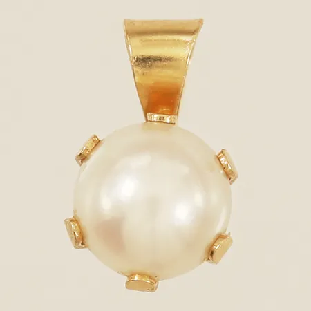 Hänge med pärla 10mm 14K Vikt: 0,7 g