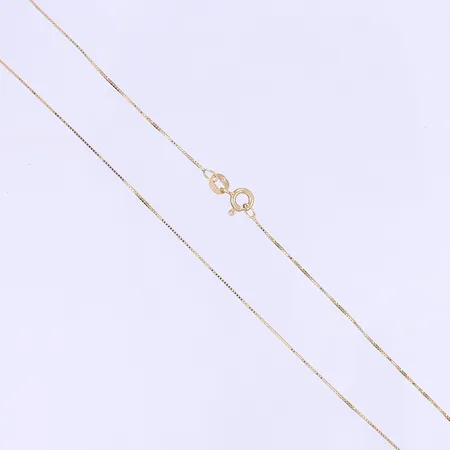 Halskedja Venezia 36cm bredd 0,5mm 18K Vikt: 1,3 g