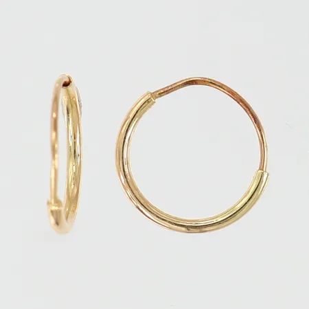 Piercing ringar 2st ca Ø10mm bredd 1mm 18K Vikt: 0,2 g