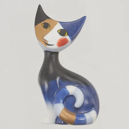 Figurin "katt" Goebel, R.Wachtmeister höjd ca 8cm, porslin.