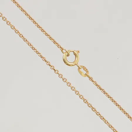 Kedja 60cm bredd 1mm 18K 4,0g.