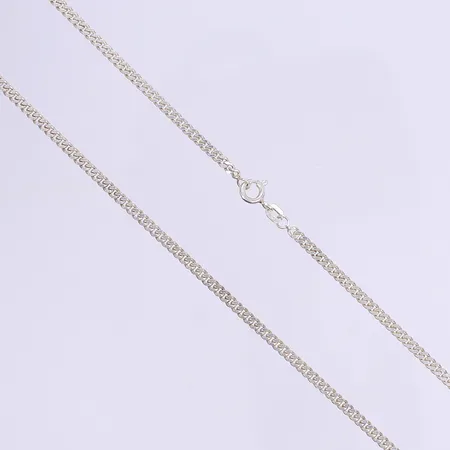 Halskedja pansar 45cm bredd 2,5mm silver 925/1000 Vikt: 9,1 g