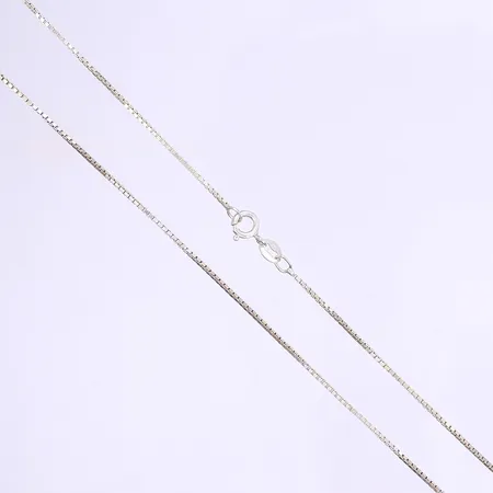 Halskedja Venezia 42cm bredd 1mm silver 925/1000 Vikt: 3,1 g