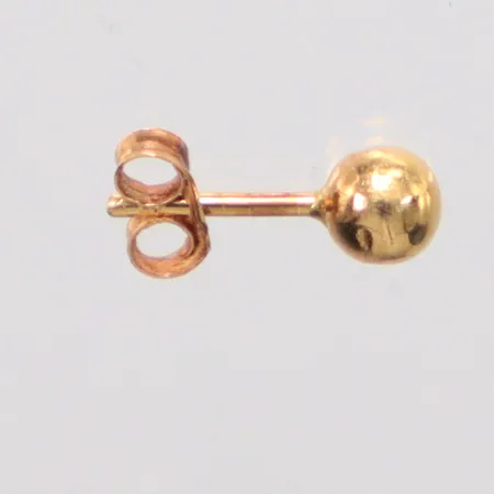 1 udda örhänge kula Ø3,7mm, 18K Vikt: 0,1 g