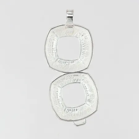 Hänge längd 45mm bredd 20mm silver 925/1000  Vikt: 7,6 g