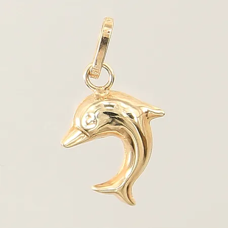 Hänge delfin 16x9,3mm 18K Vikt: 0,3 g