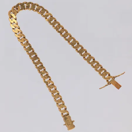Armband Pansar längd 18cm, bredd 5,6mm, 18K  Vikt: 12,7 g