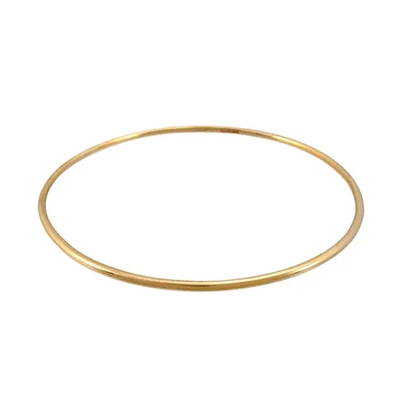 Armring, 18K guld, ej öppningsbar, tillverkarstämpel GGG, Göteborg, svensk kontrollstämpel, inre omkrets 18,5 cm, bredd 1,5 mm Vikt: 6,5 g