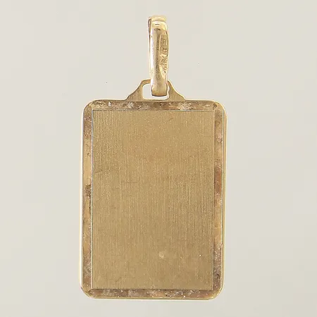 Hänge 30x15mm, personlig gravyr 18K Vikt: 2,2 g