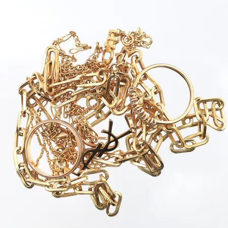 Diverse guld, defekter 18K Vikt: 18,9 g