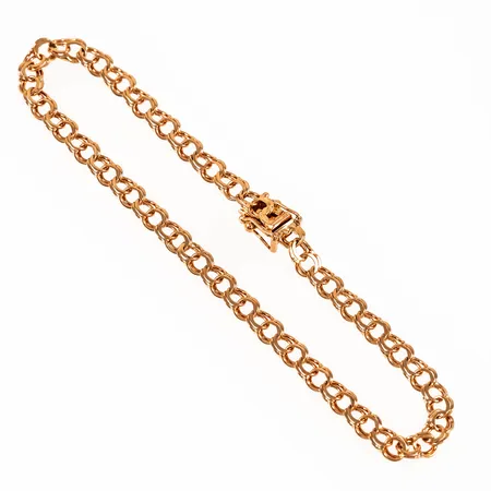 Armband Bismarck 19cm bredd 4mm, 18K 4,8g. 