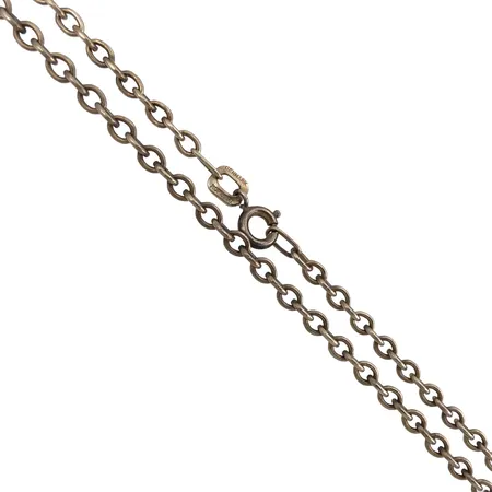 Halskedja Ankarlänk silver 925/1000, förgylld, tillverkare RCP Denmark, längd 66 cm, bredd 3,2 mm Vikt: 11,3 g