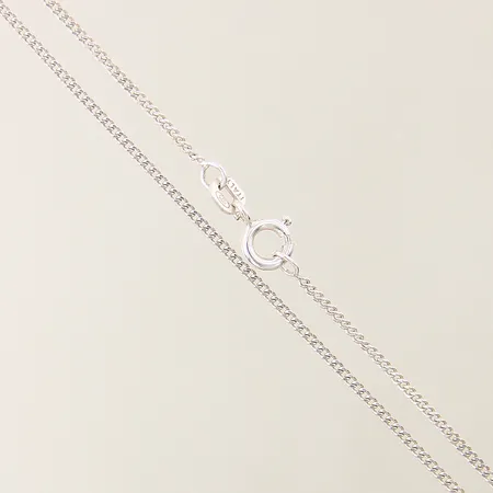 Kedja Pansar längd 41,5cm bredd 1mm silver 925/1000 Vikt: 2,2 g
