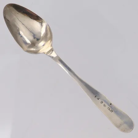 Kaffesked längd 12,3cm, B.W.I år 1836, 830/1000 silver Vikt: 6,6 g