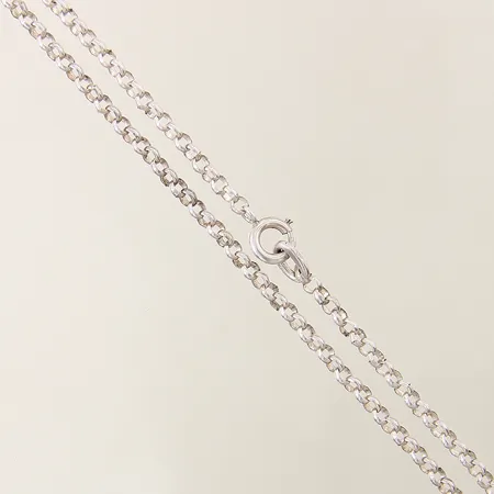 Kedja Ärtlänk längd 62cm bredd 3,3mm, silver 830/1000 Vikt: 13 g