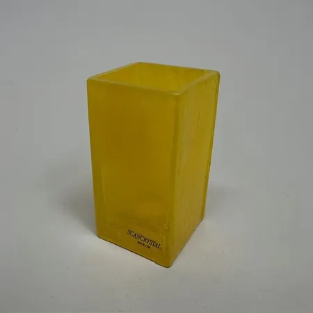 Vas Scancrystal höjd: 9cm, bredd 4cm, etikettmärkt