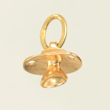 Hänge napp längd 15mm, bredd 11mm, 18K, 1,5g Vikt: 1,4 g