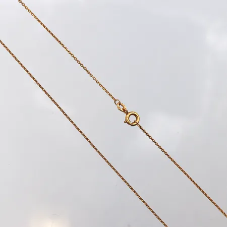 Kedja ankarlänk 60cm, bredd: 1,1mm, 14K Vikt: 2,5 g