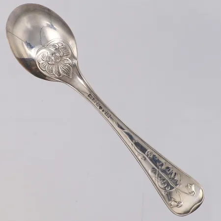 Moccasked Carl Linnaeus 1707-1778,  med organisk dekor längd 10cm, år 1961, 830/1000 silver Vikt: 12,1 g