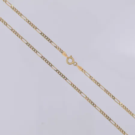 Kedja Figaro 52,5cm bredd 2,2mm, Midas, 14K Vikt: 5,3 g