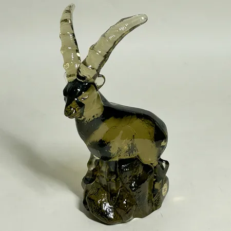 Figurin Stenbock WWF 1983 designer Paul Hoff Reijmyre Sweden glas, limited edition of eight thousand, höjd 18cm Skickas med paket.