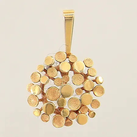 Hänge med dekor 30x20mm 18K  Vikt: 5 g